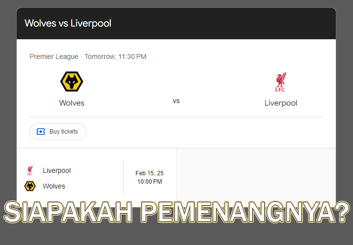 Liverpool vs Wolves